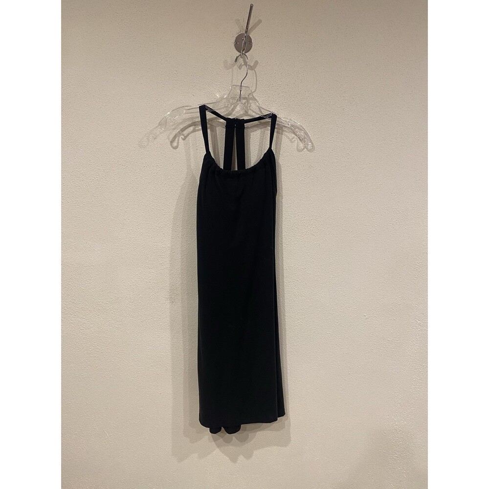 PrAna Dress Womens Small Black Tank Strappy Scoop Neck Mini Casual Travel